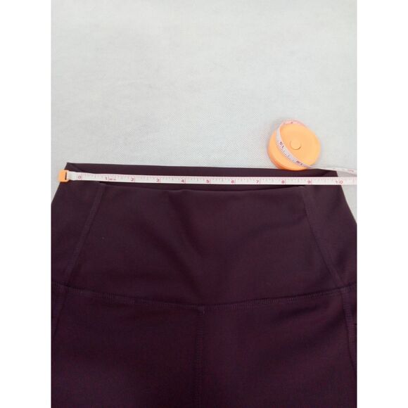 Zyia Active sz 4 purple yoga workout leggings capri stretch active wear - Picture 13 of 13